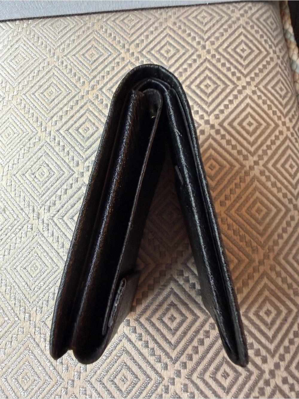 Classic Black Leather Men's Bifold Wallet Rumpp